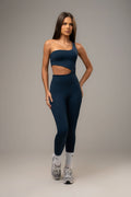 Power Asymmetric Jumpsuit — Navy