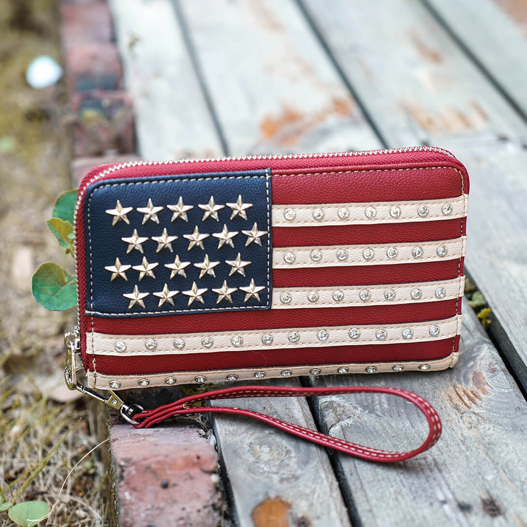 Montana West American Flag Wallet