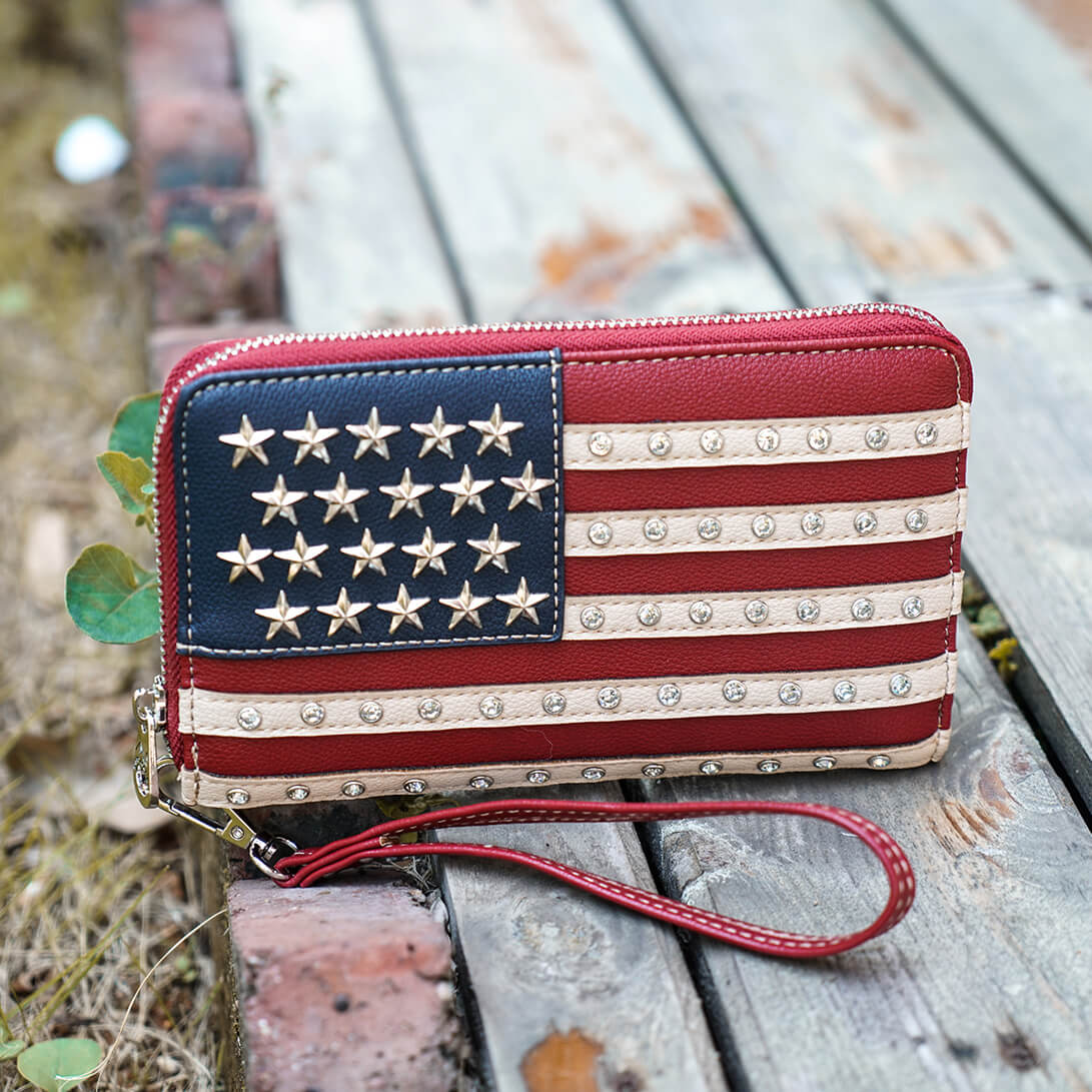 Montana West American Flag Wallet