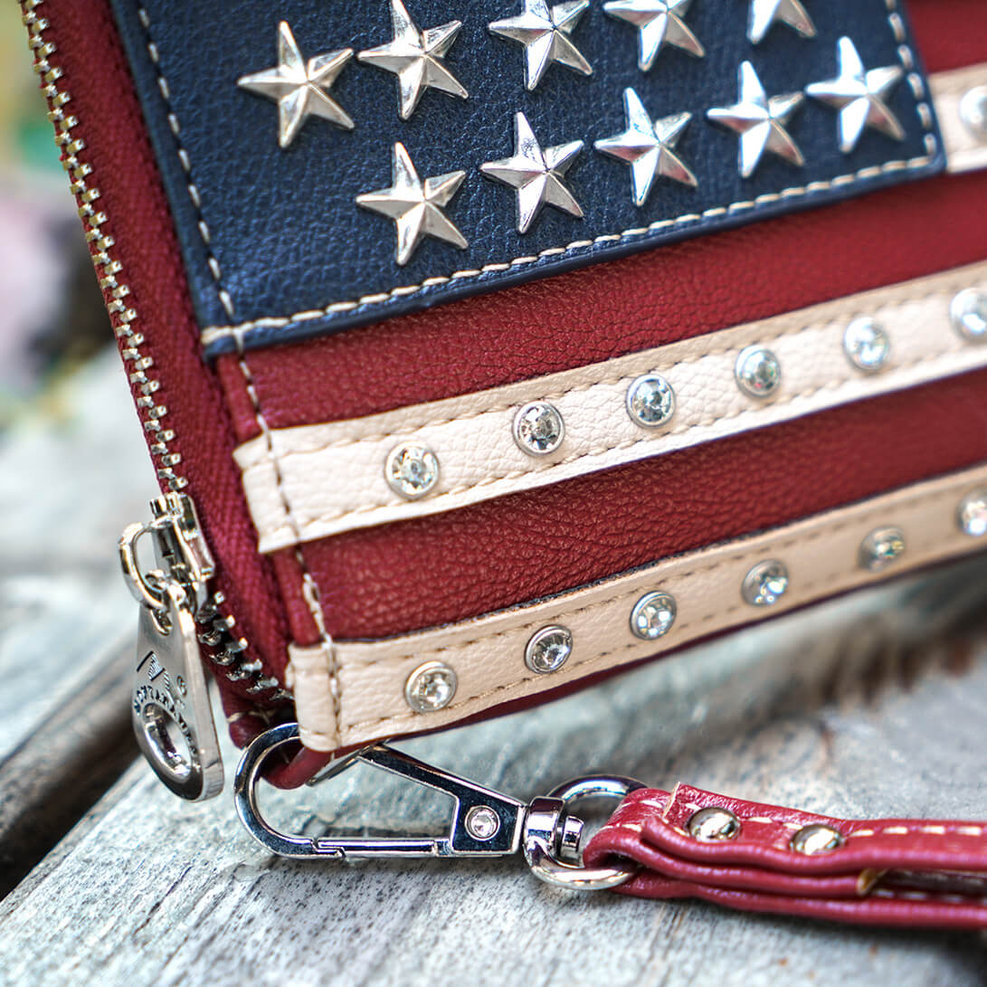 Montana West American Flag Wallet