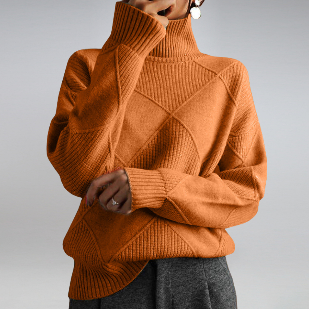 Pull À Col Roulé Pour Femmes Hellen