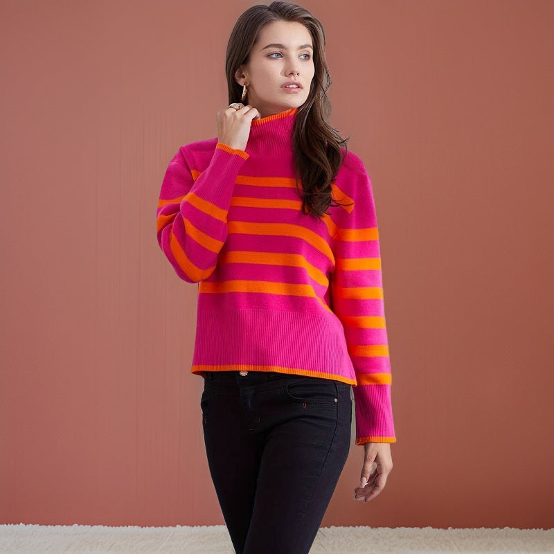 Pull à Col Roulé Pour Femmes Faith