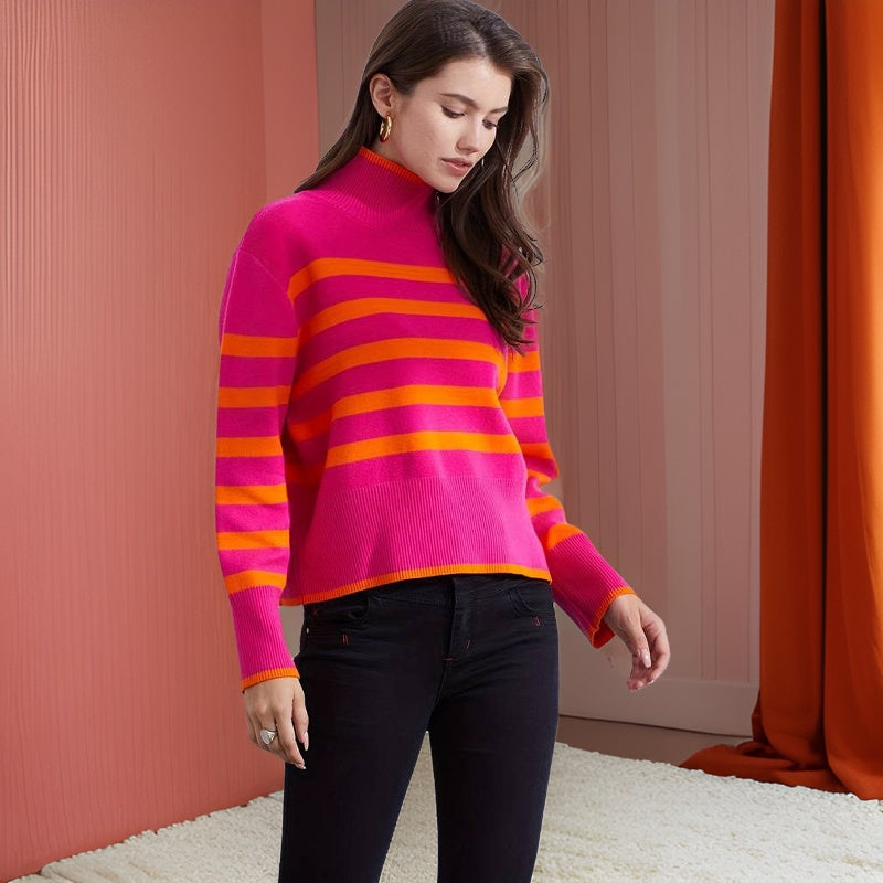 Pull à Col Roulé Pour Femmes Faith
