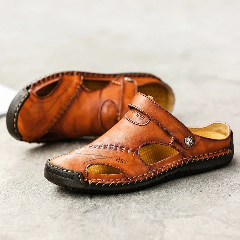 Sandales orthopédiques en cuir