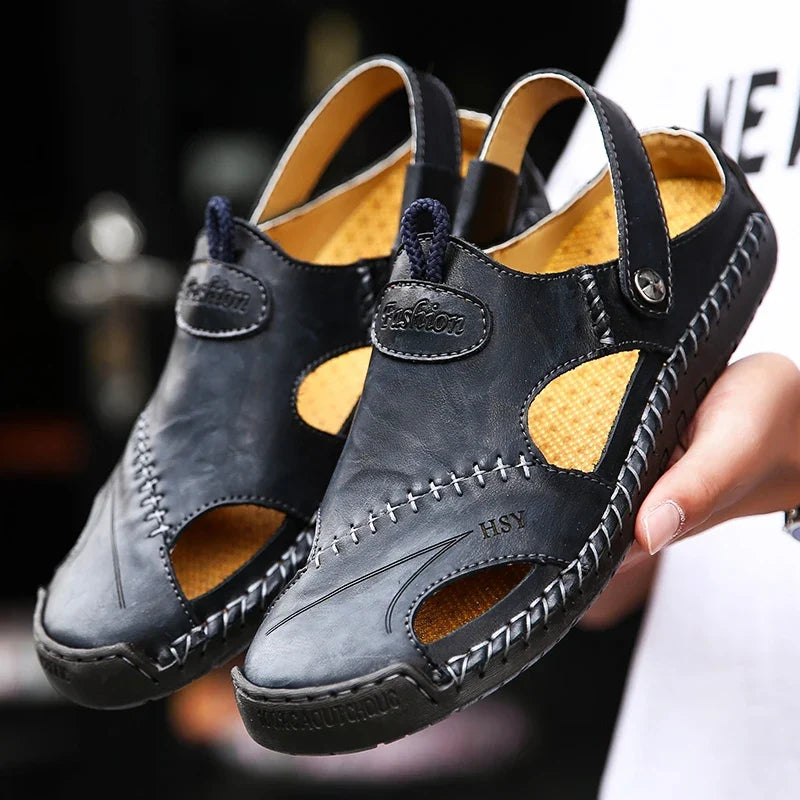 Sandales orthopédiques en cuir