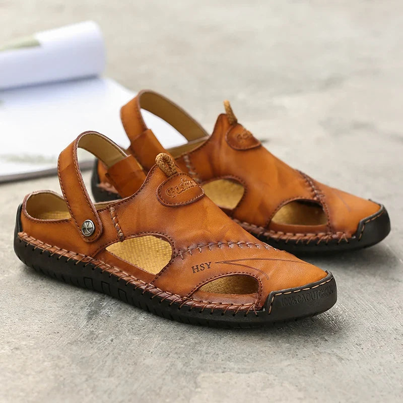 Sandales orthopédiques en cuir