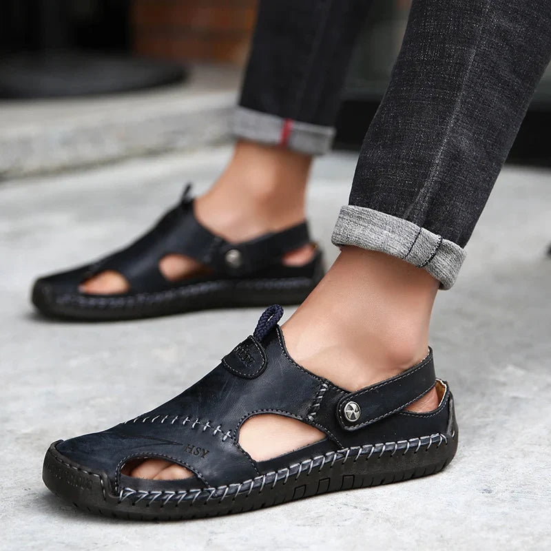 Sandales orthopédiques en cuir
