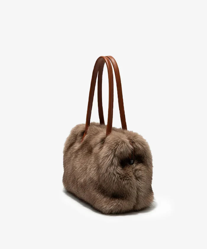 Plush Faux Fur Bag