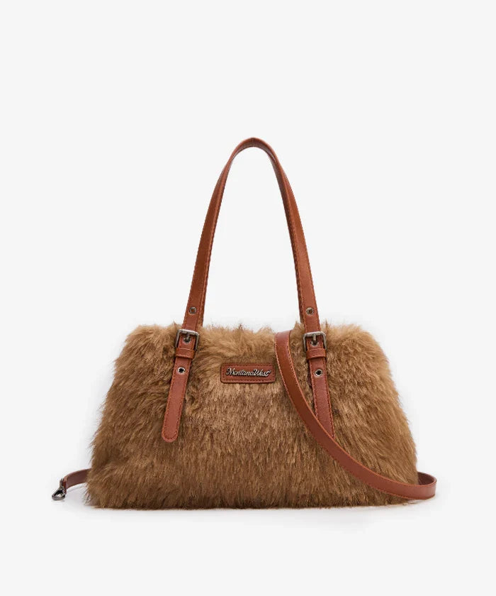 Plush Faux Fur Bag