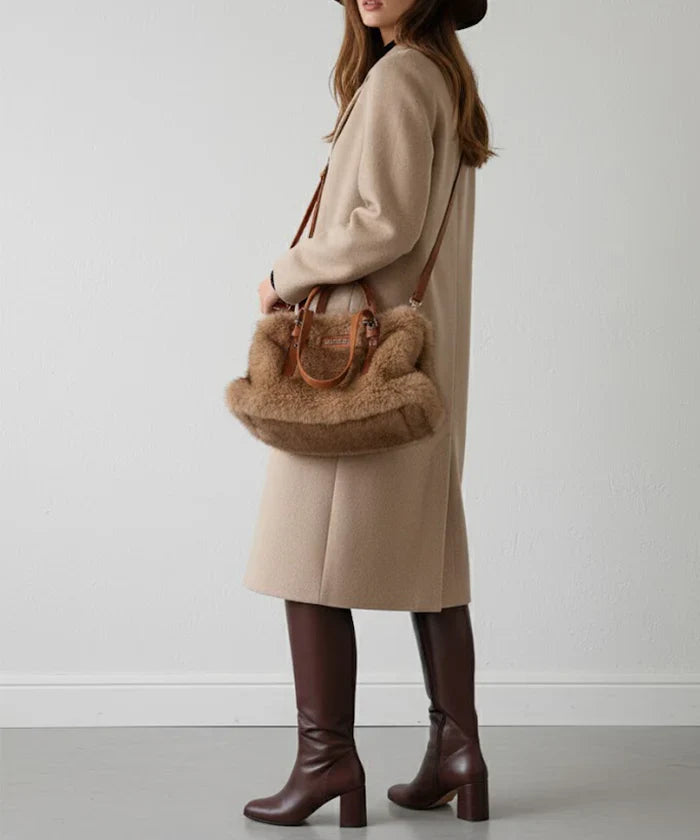 Plush Faux Fur Bag