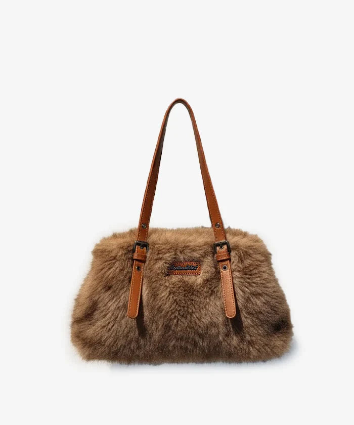 Plush Faux Fur Bag