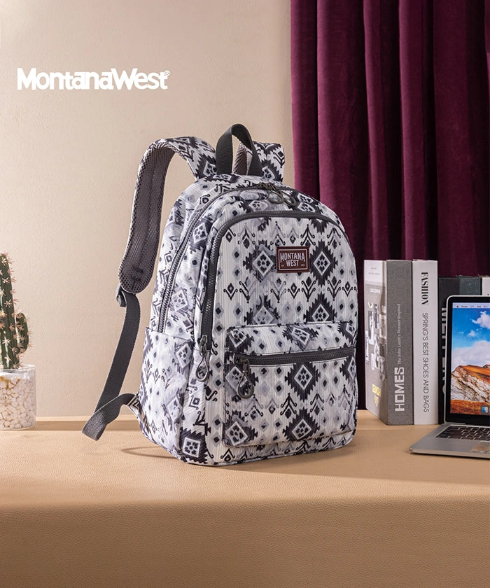 Montana West Aztec Print Diaper Bag Backpack