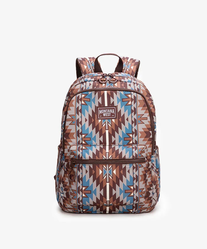 Montana West Aztec Print Diaper Bag Backpack