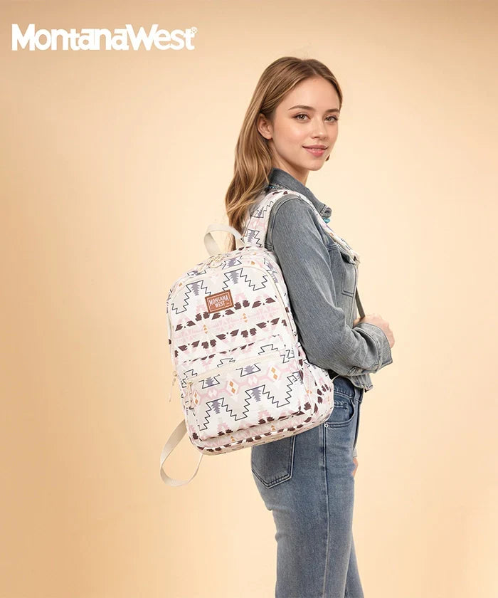 Montana West Aztec Print Diaper Bag Backpack