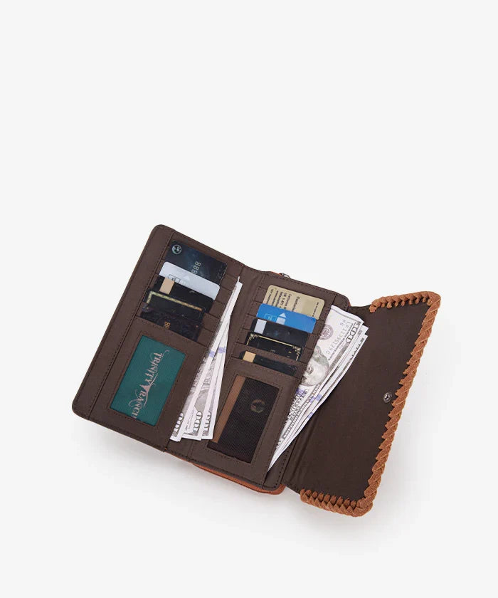 Trinity Ranch Floral Tooled Bifold Wallet