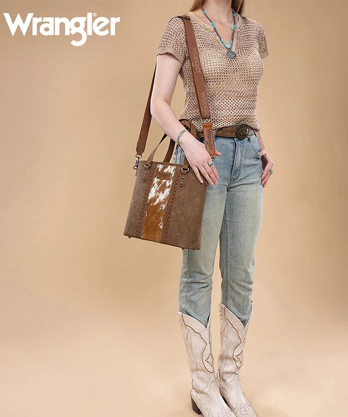 Wrangler Floral Tooling Tote Bag