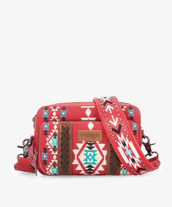 Wrangler Aztec Printed Crossbody Purse - Limited Stock