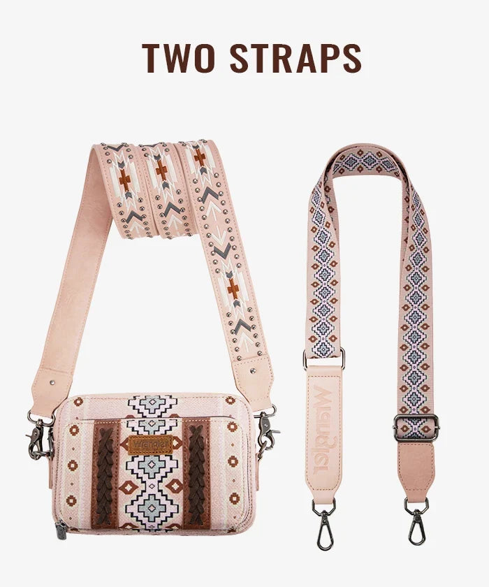 Wrangler Aztec Printed Crossbody Purse - Limited Stock