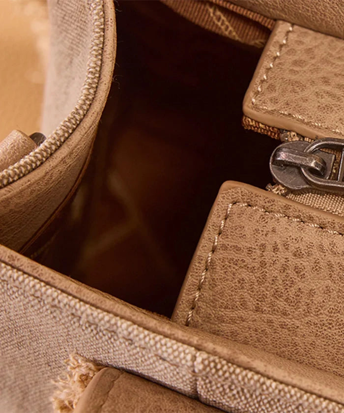 Wrangler Canvas Braided Fringe Tote Bag