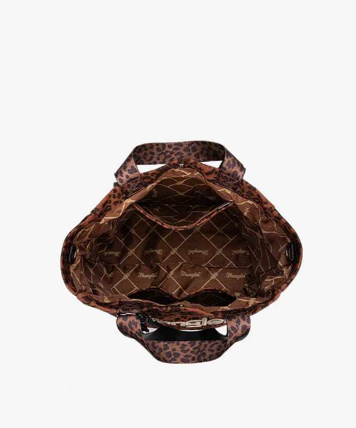 Wrangler Leopard Print Tote Bag