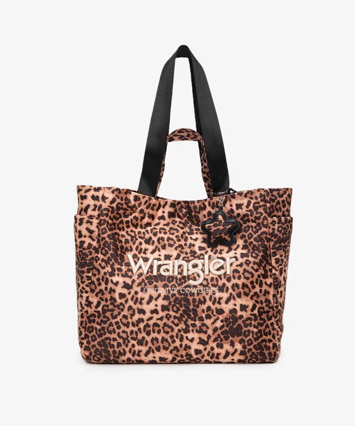 Wrangler Leopard Print Tote Bag