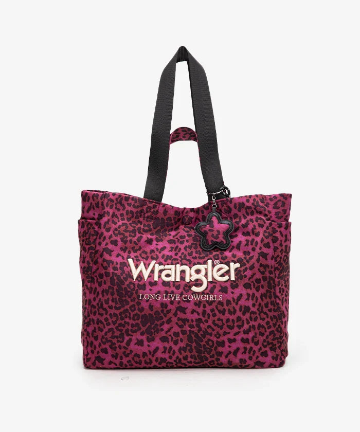 Wrangler Leopard Print Tote Bag