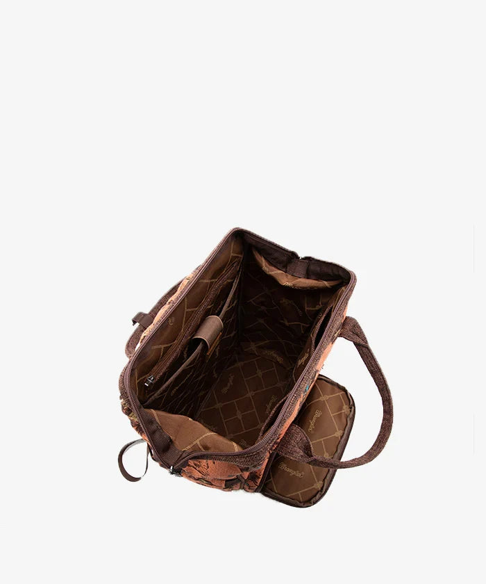 Wrangler Cowboy Print Diaper Bag