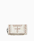 Montana West Whipstitch Studded Wallet
