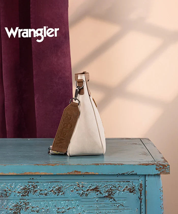 Wrangler Aztec Embroidered Crossbody Bag