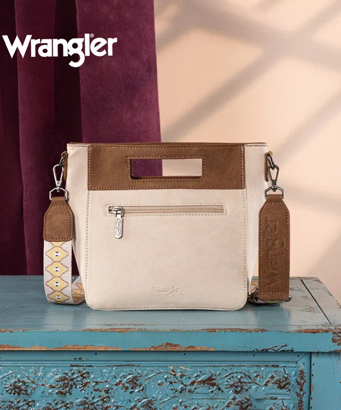 Wrangler Aztec Embroidered Crossbody Bag