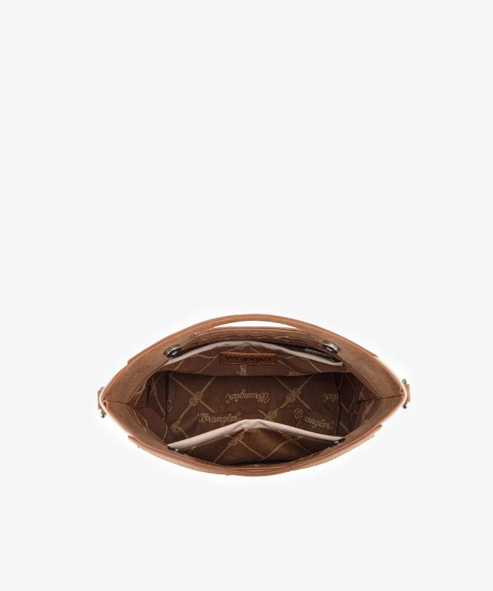 Wrangler Aztec Embroidered Crossbody Bag