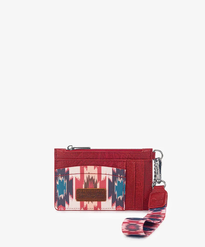 Wrangler Aztec Print Card Case