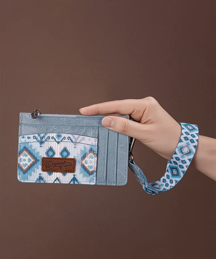 Wrangler Aztec Print Card Case