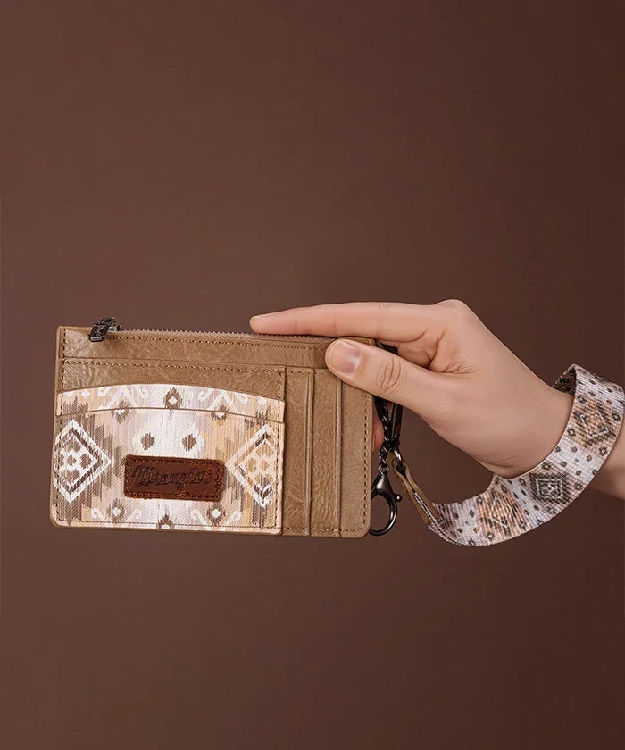 Wrangler Aztec Print Card Case