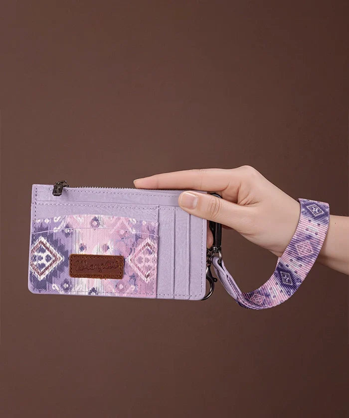 Wrangler Aztec Print Card Case