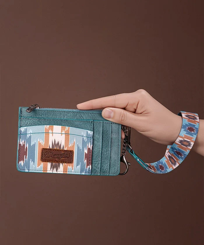 Wrangler Aztec Print Card Case