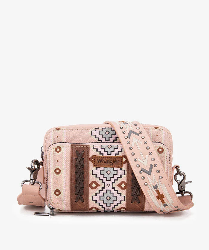 Wrangler Aztec Printed Crossbody Purse - Limited Stock