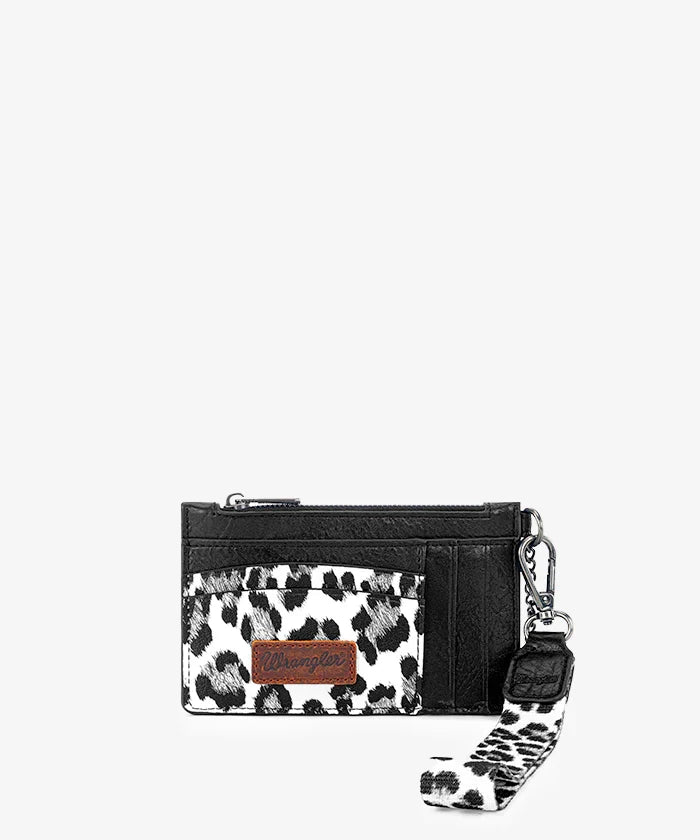 Wrangler Leopard Print Card Holder