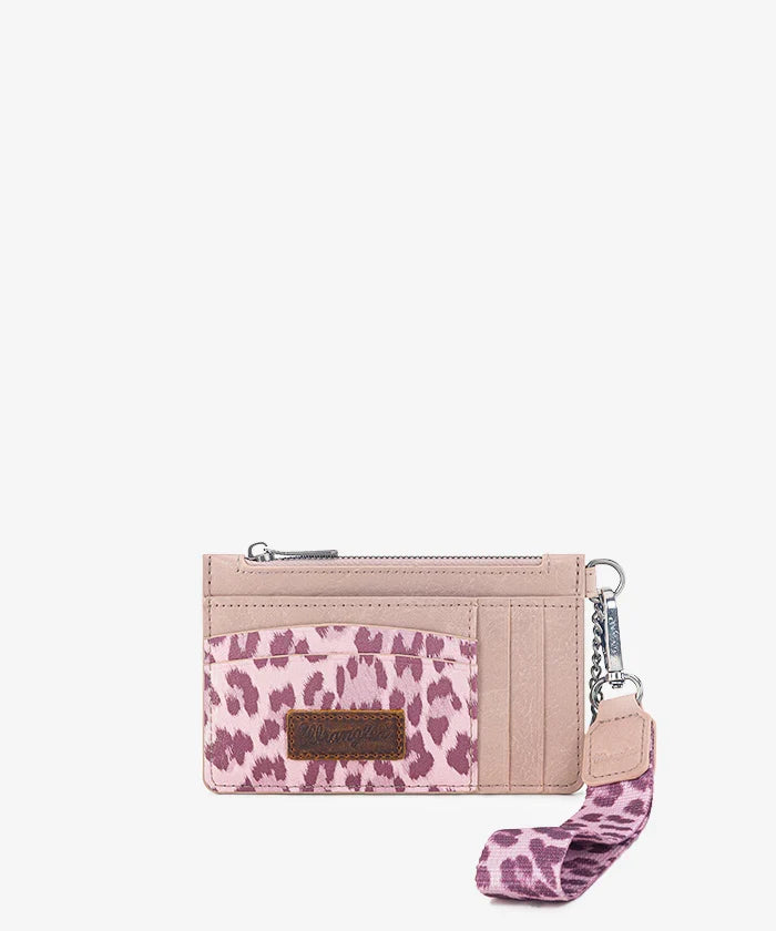 Wrangler Leopard Print Card Holder