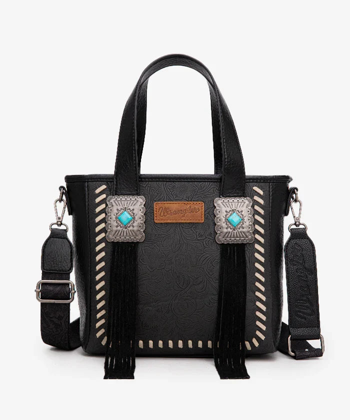 Wrangler Tooled Fringe Concealed Carry Purse