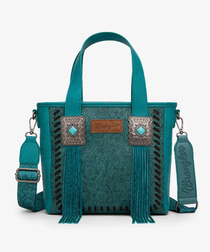 Wrangler Tooled Fringe Concealed Carry Purse