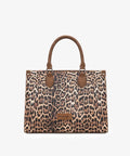 Wrangler Western All-over Leopard Print Wide Tote Bag