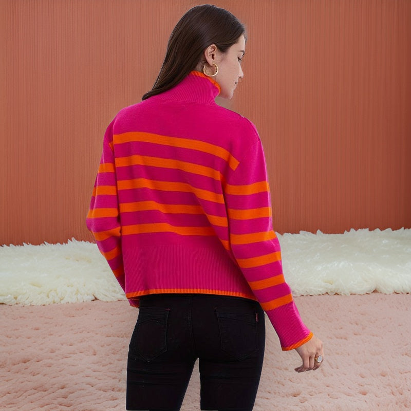 Pull à Col Roulé Pour Femmes Faith