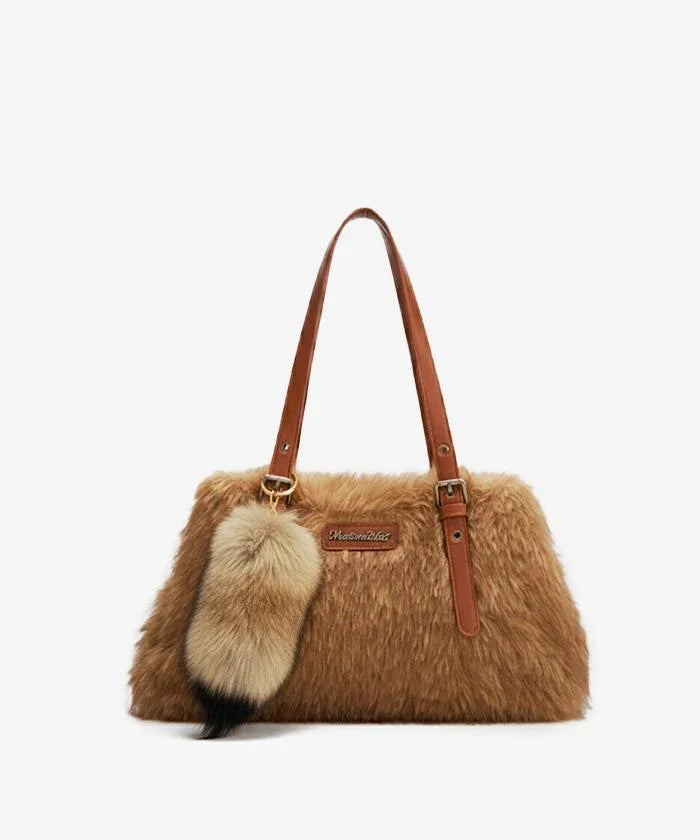 Plush Faux Fur Bag
